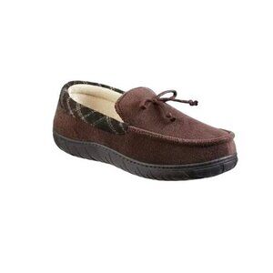 Totes Toasties Men Warm Soft Lightweight Washable Microfleece Slip On Slipper XL